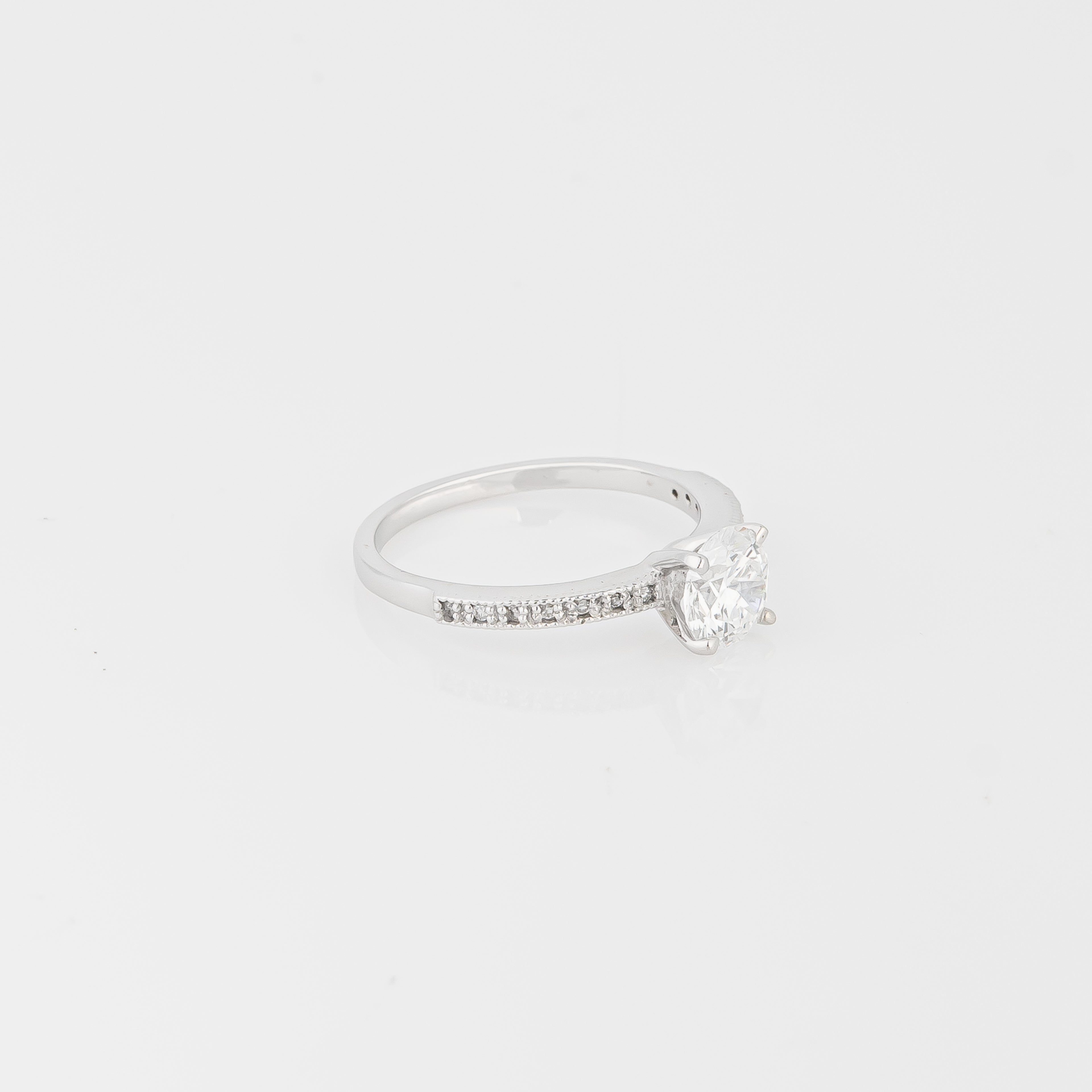 Anillo Diamante Lab Redondo 1.24ct