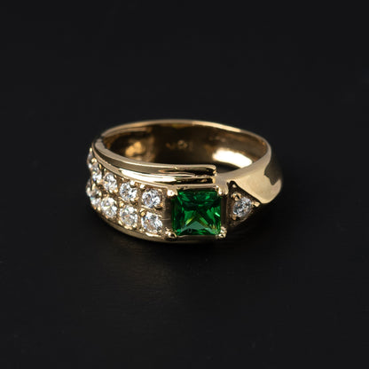 Anillo Verde Niño Talla 3 1/2