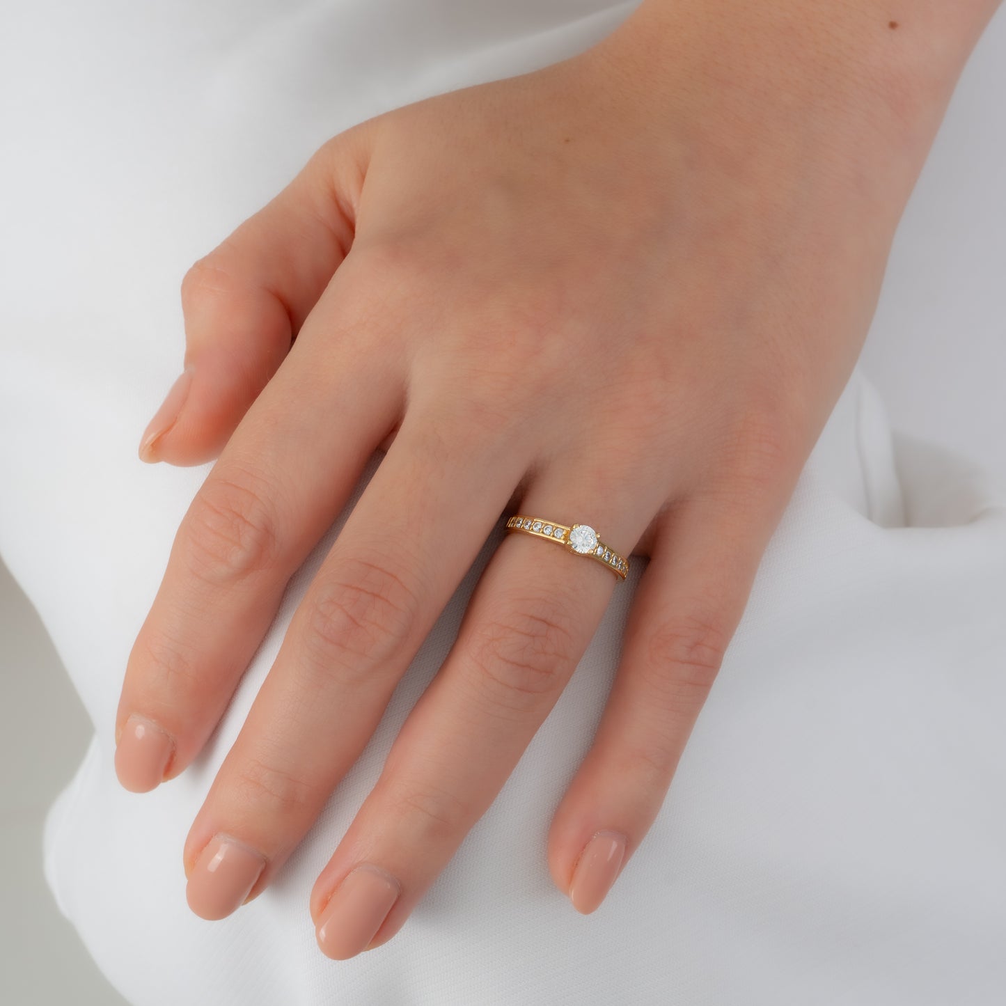 Anillo Compromiso Marina Talla 6 1/4