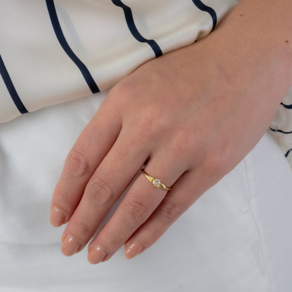 Anillo Compromiso Clara Talla 6