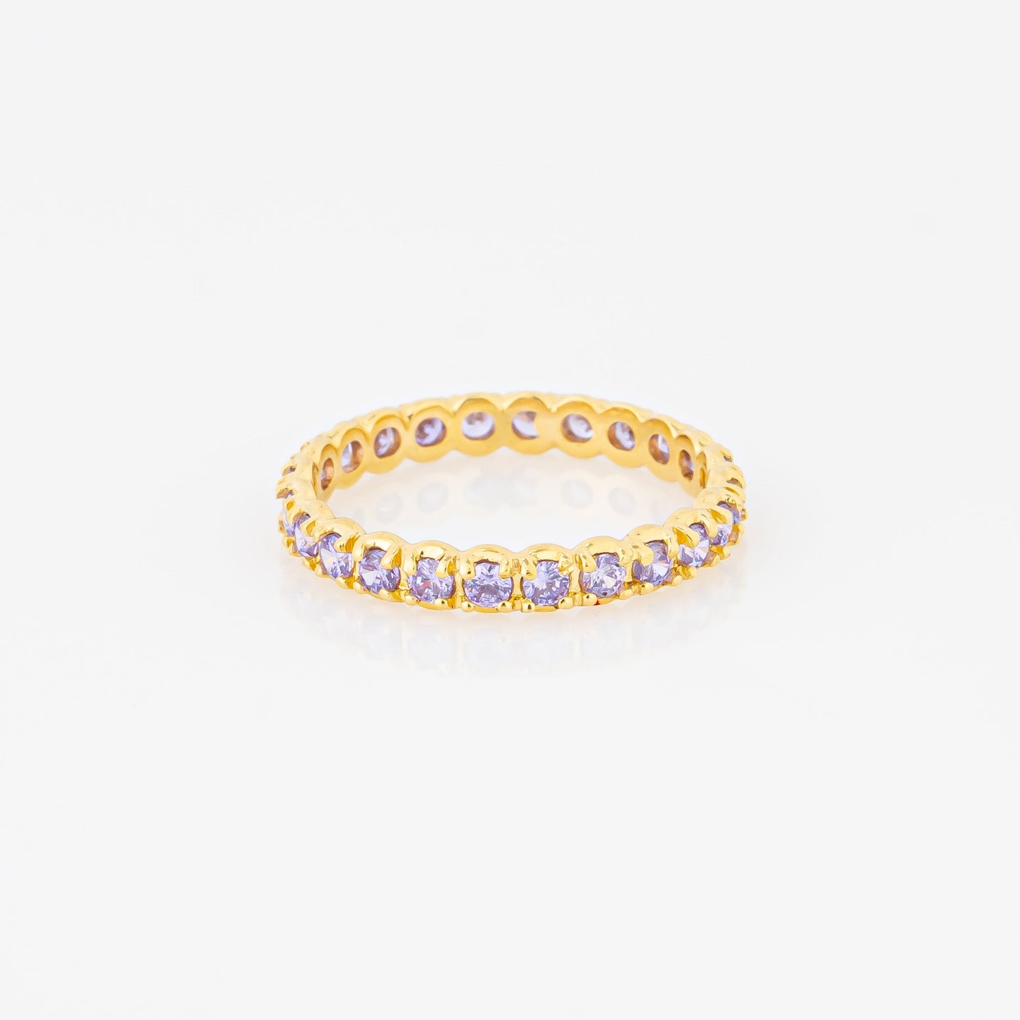 Anillo Churumbela Lila Talla 7