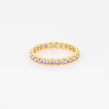 Anillo Churumbela Lila Talla 7