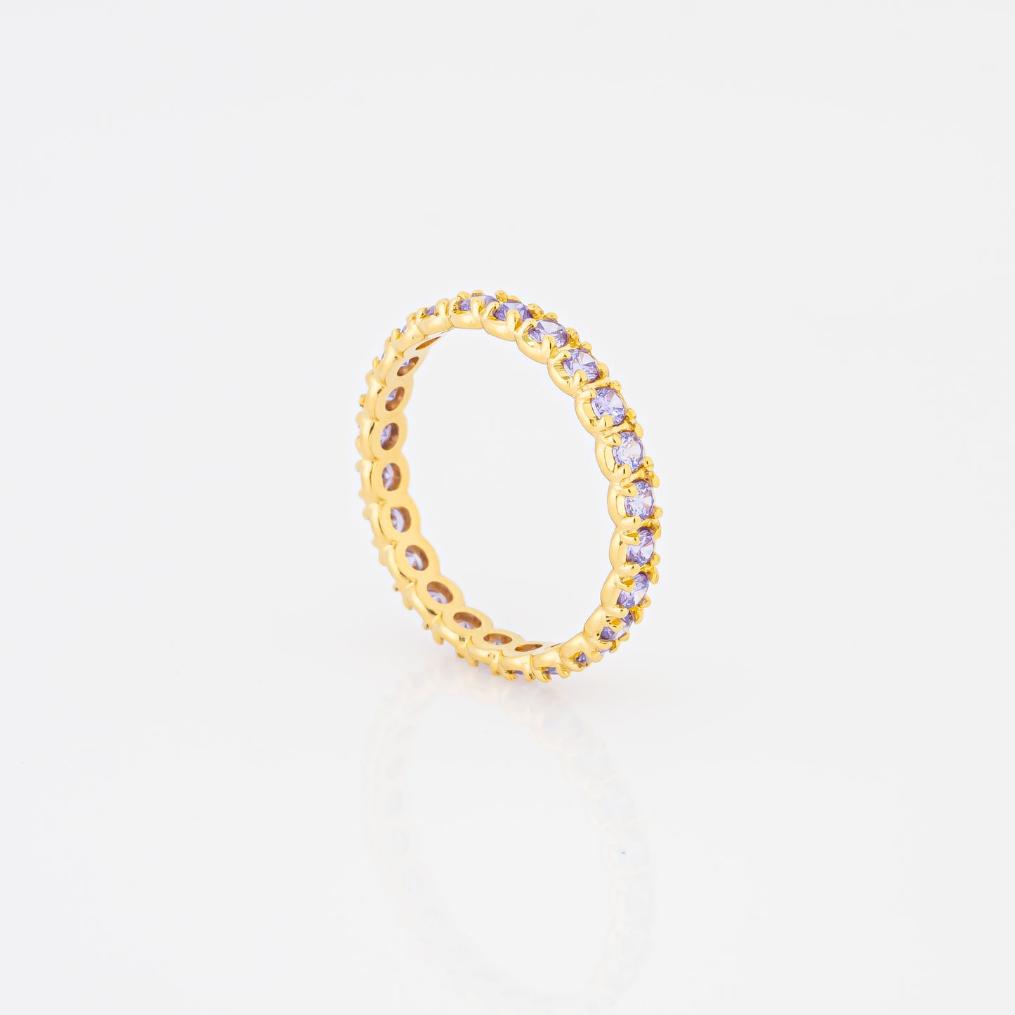 Anillo Churumbela Lila Talla 7