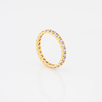 Anillo Churumbela Lila Talla 7