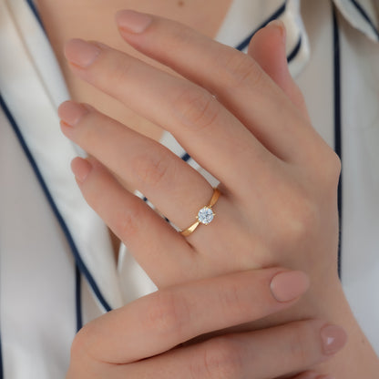 Anillo Compromiso Jade Talla 6