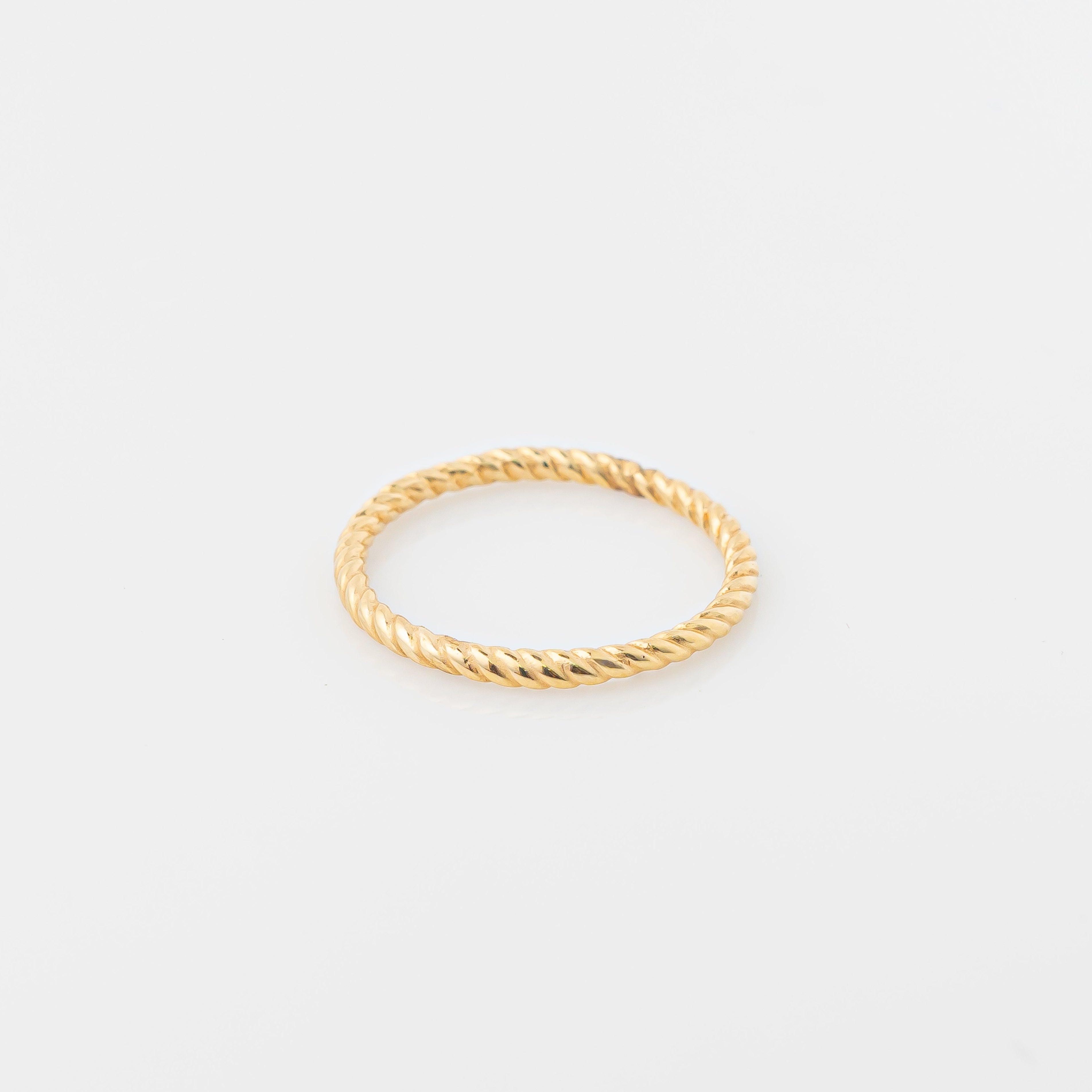 Anillo Sin Fin Trenzado 9 1/2