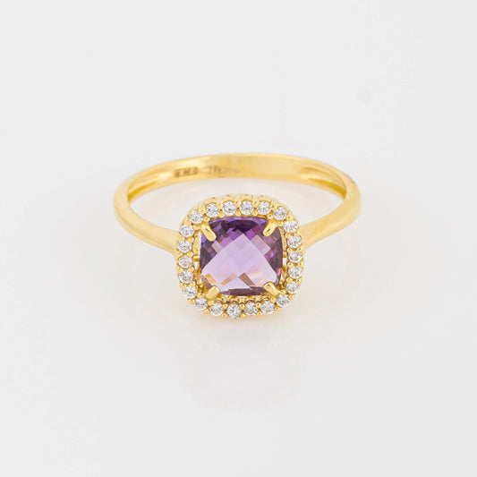 Anillo Lila Talla 6
