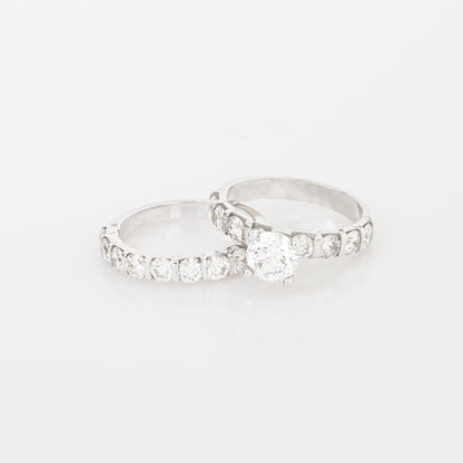 Set Anillos Diamantes Lab. Redondo & Churumbela