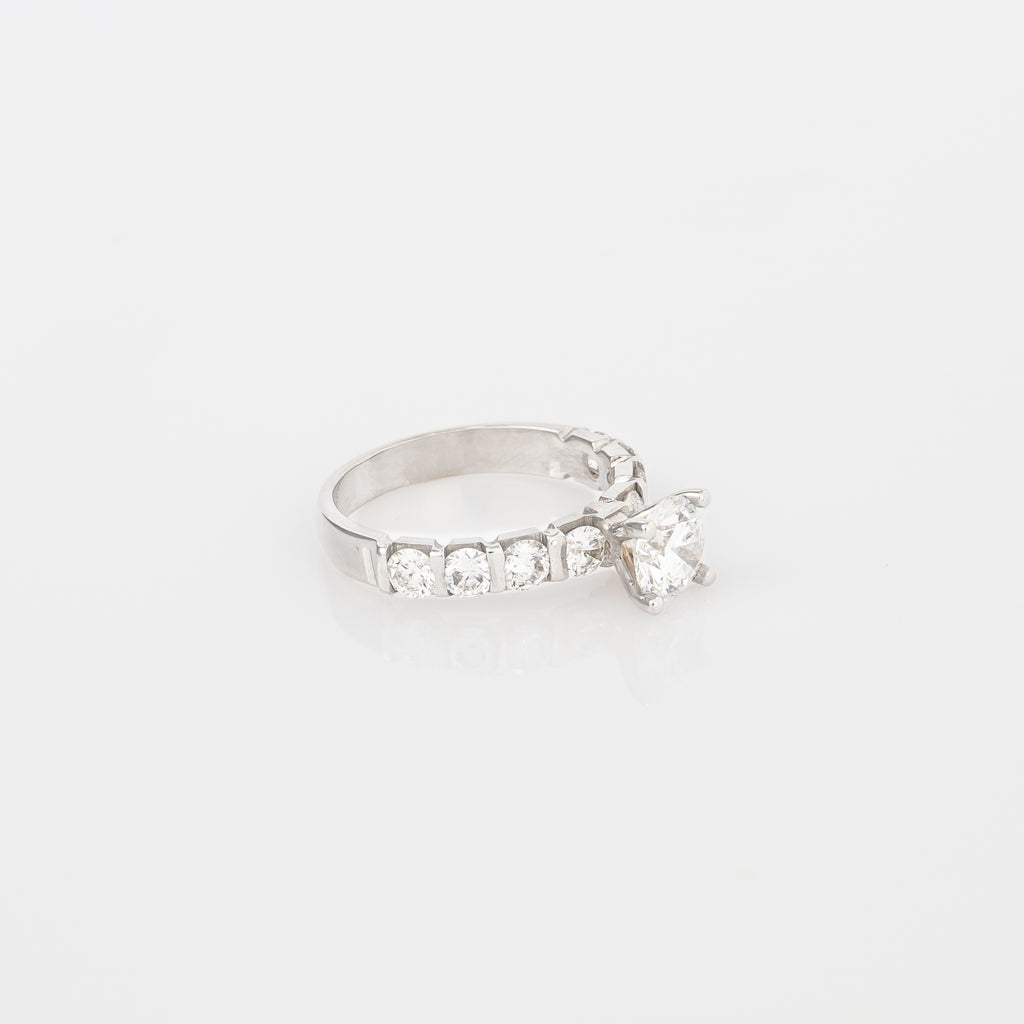 Anillo Diamantes Lab. Redondo