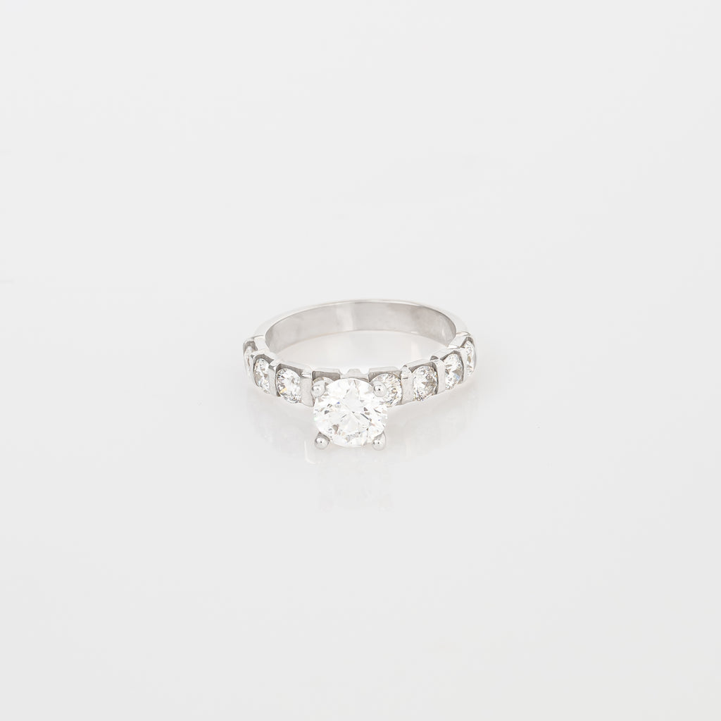 Anillo Diamantes Lab. Redondo