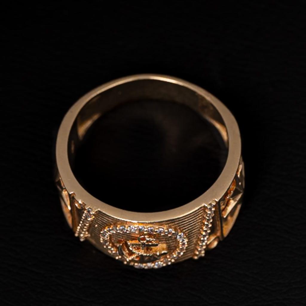 Anillo Ancla Talla 10 3/4