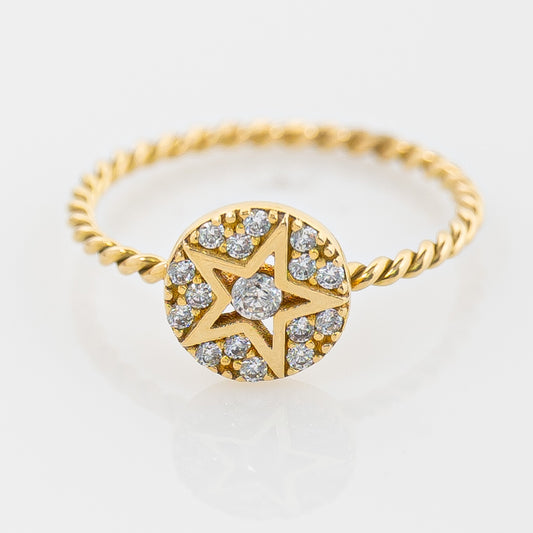 Anillo Mini Estrella Talla 3 1/2