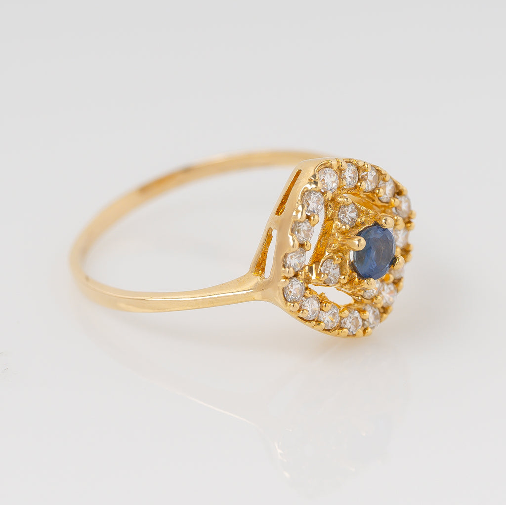 Anillo Zafiro Talla 6 1/2