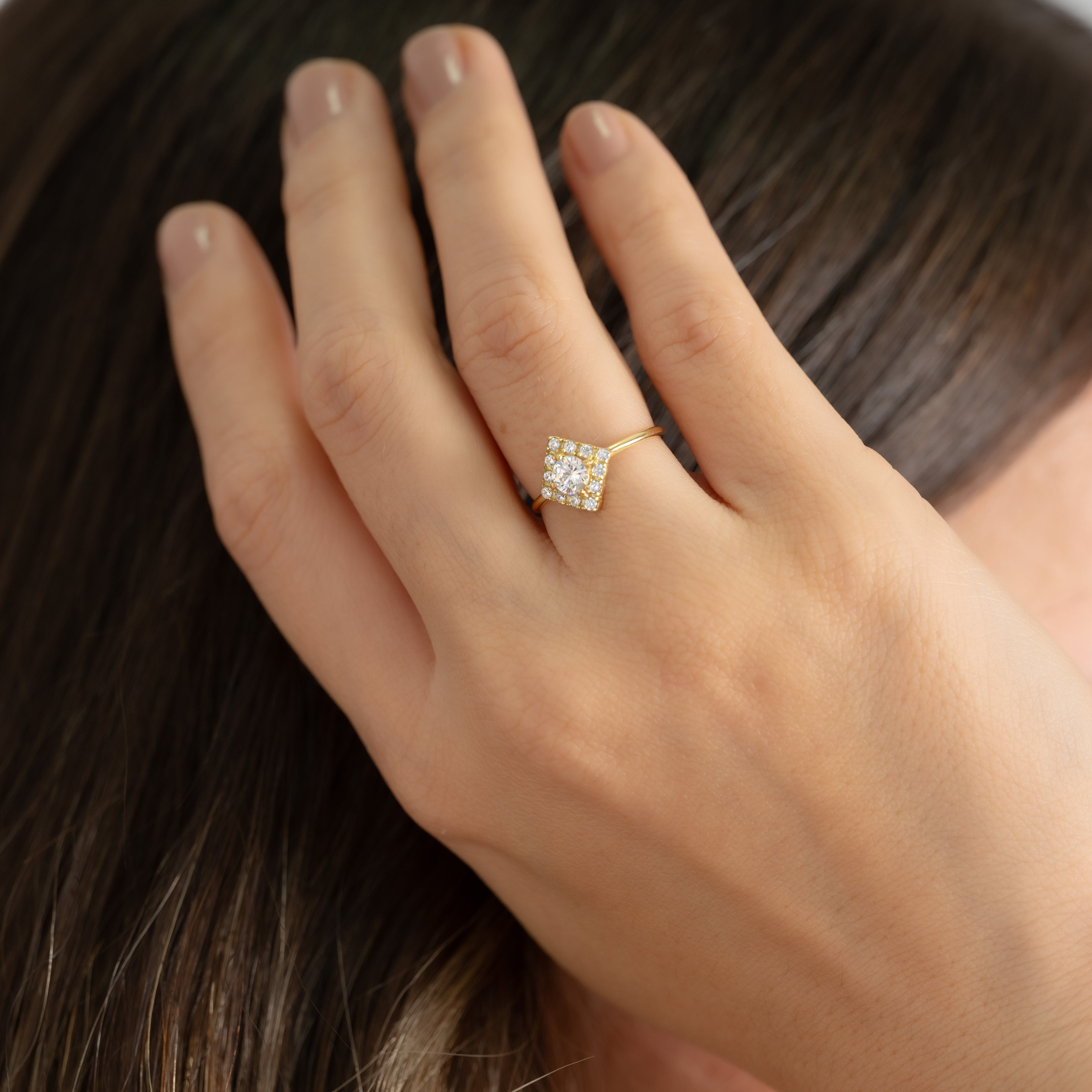 Anillo Promesa Lana Talla 6