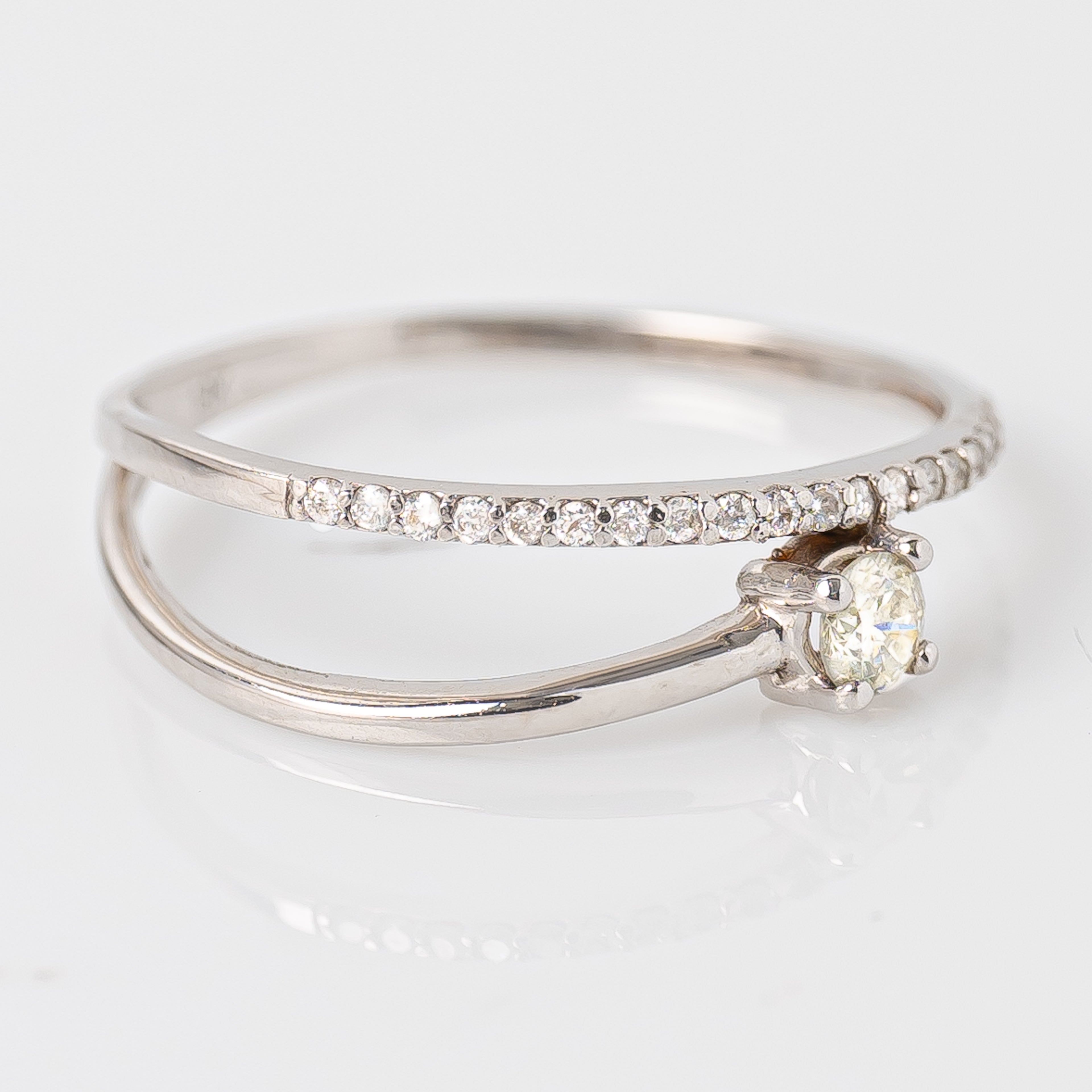Anillo Diamantes Nat Talla 7 1/2