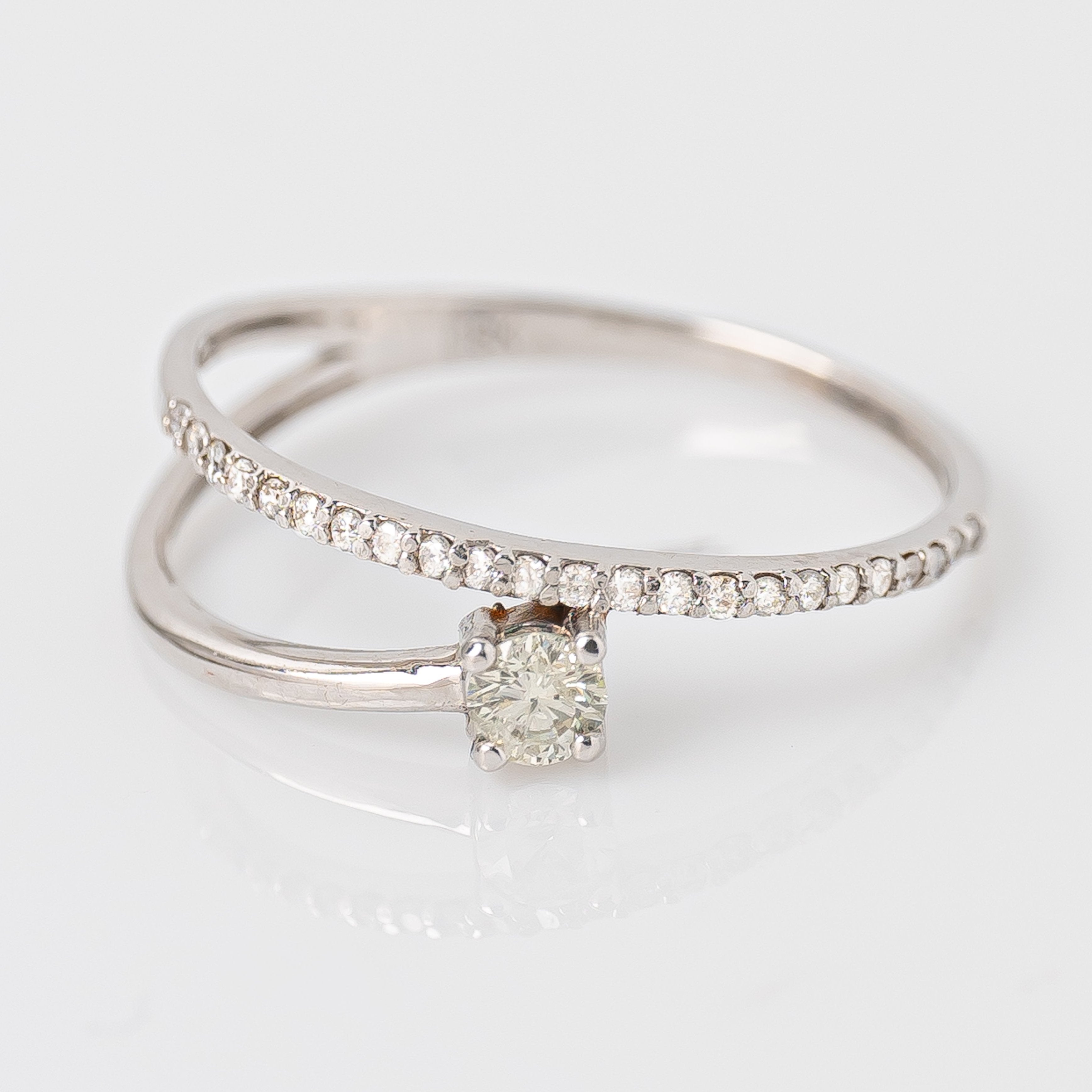 Anillo Diamantes Nat Talla 7 1/2