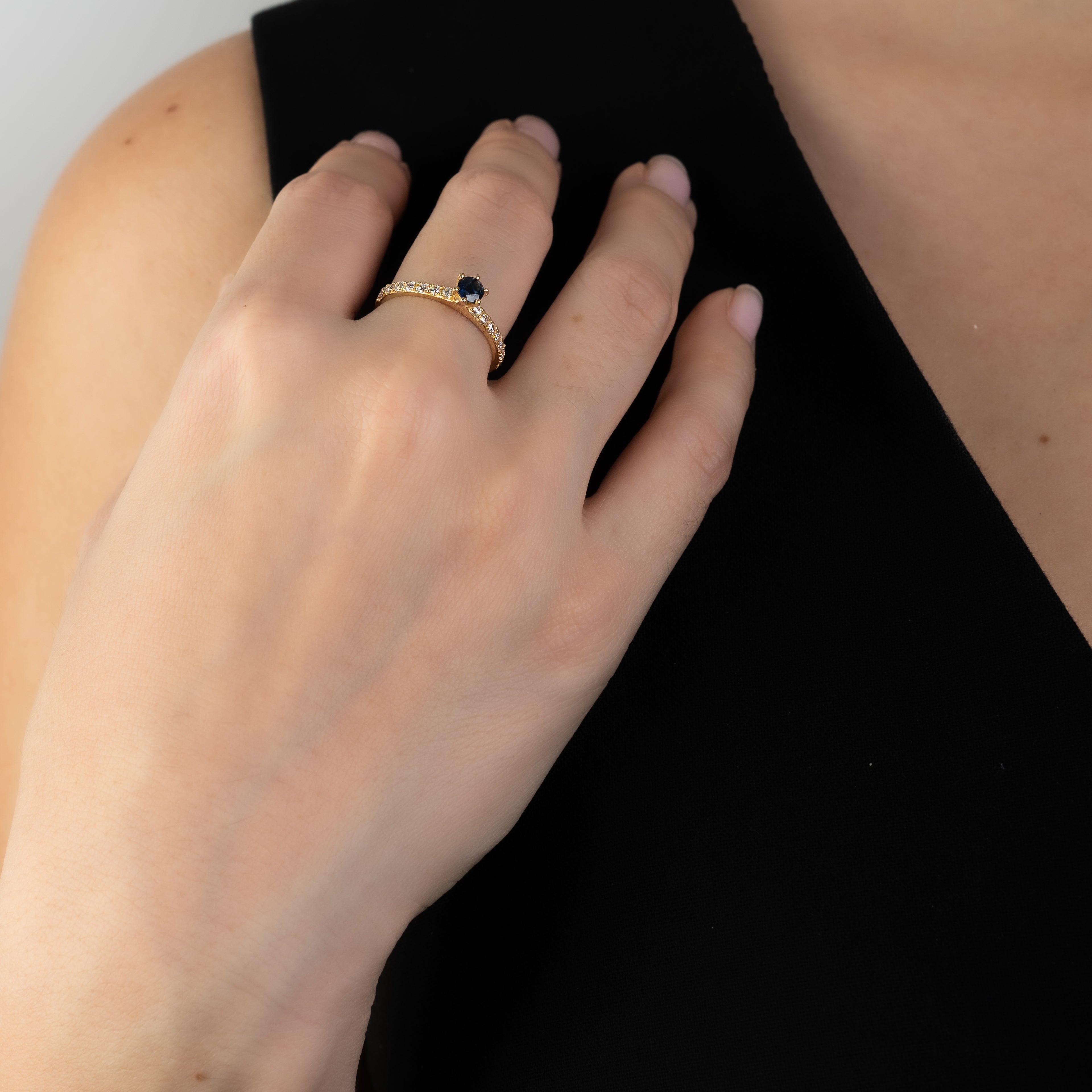 Anillo Zafiro Talla 6 3/4 / 0,30ct