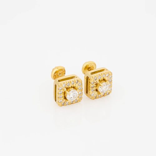 Aretes Rombo Diamante Lab