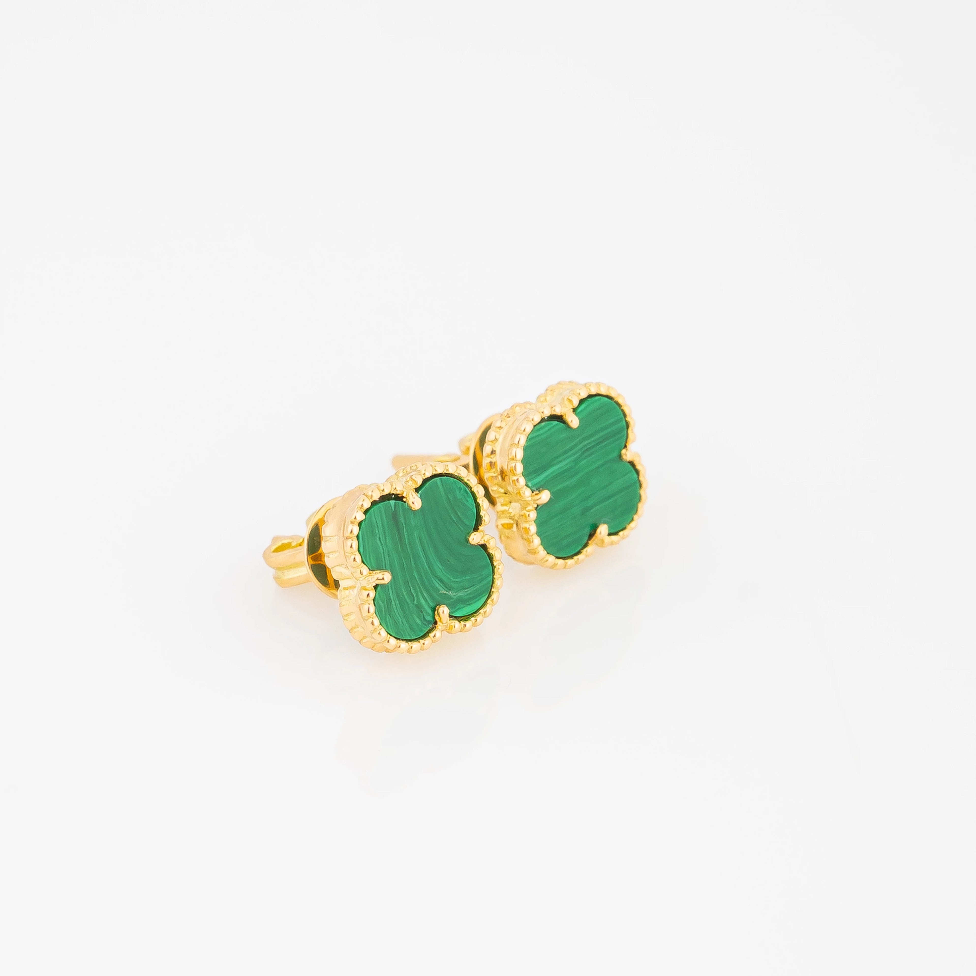 Topos Trébol Verde 9.5mm