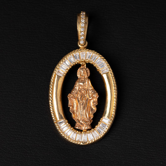 Dije Virgen De Los Milagros 4.8cm