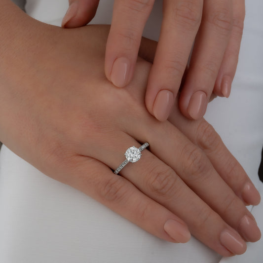 Anillo Diamante Redondo 1.24ct
