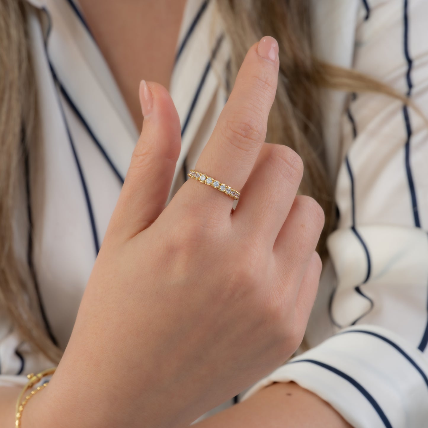 Anillo Churumbela Blanca Talla 6