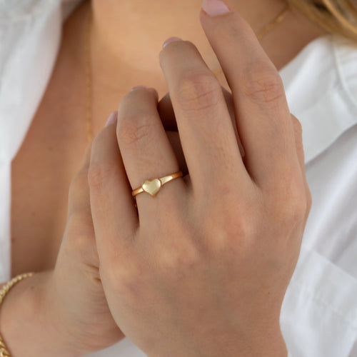 Anillo Corazon Talla 6 1/2