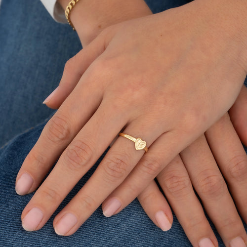 Anillo Corazon 15 Talla 7