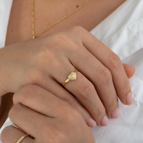 Anillo Corazon Talla 6 1/2