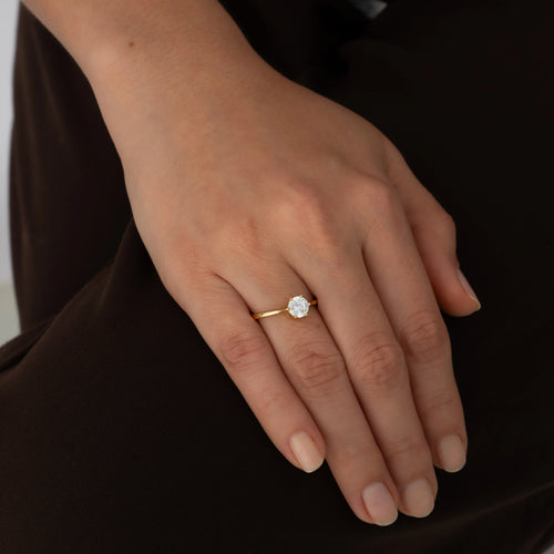Anillo Compromiso Aura Talla 8