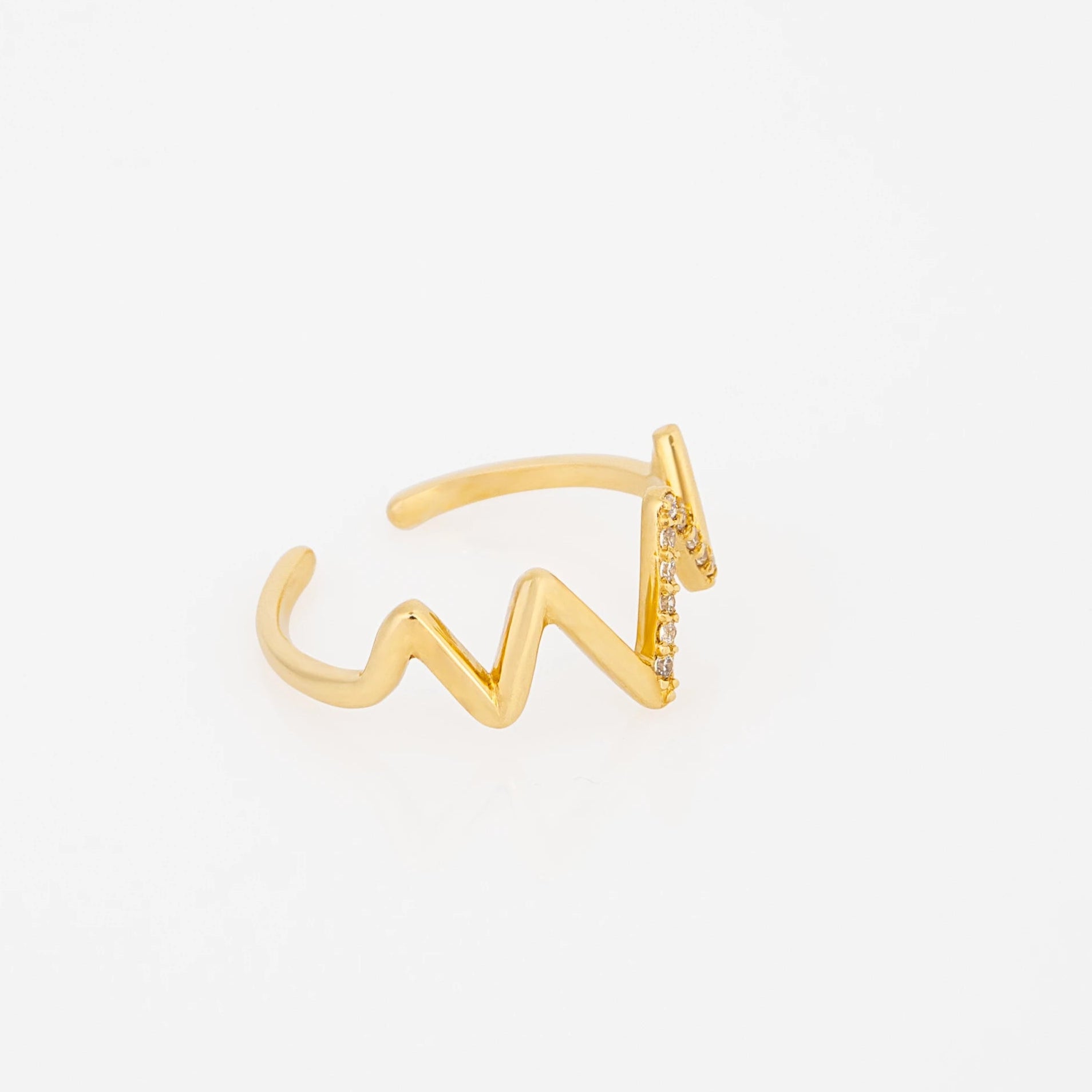 Anillo Ondulado Talla 7 1/4
