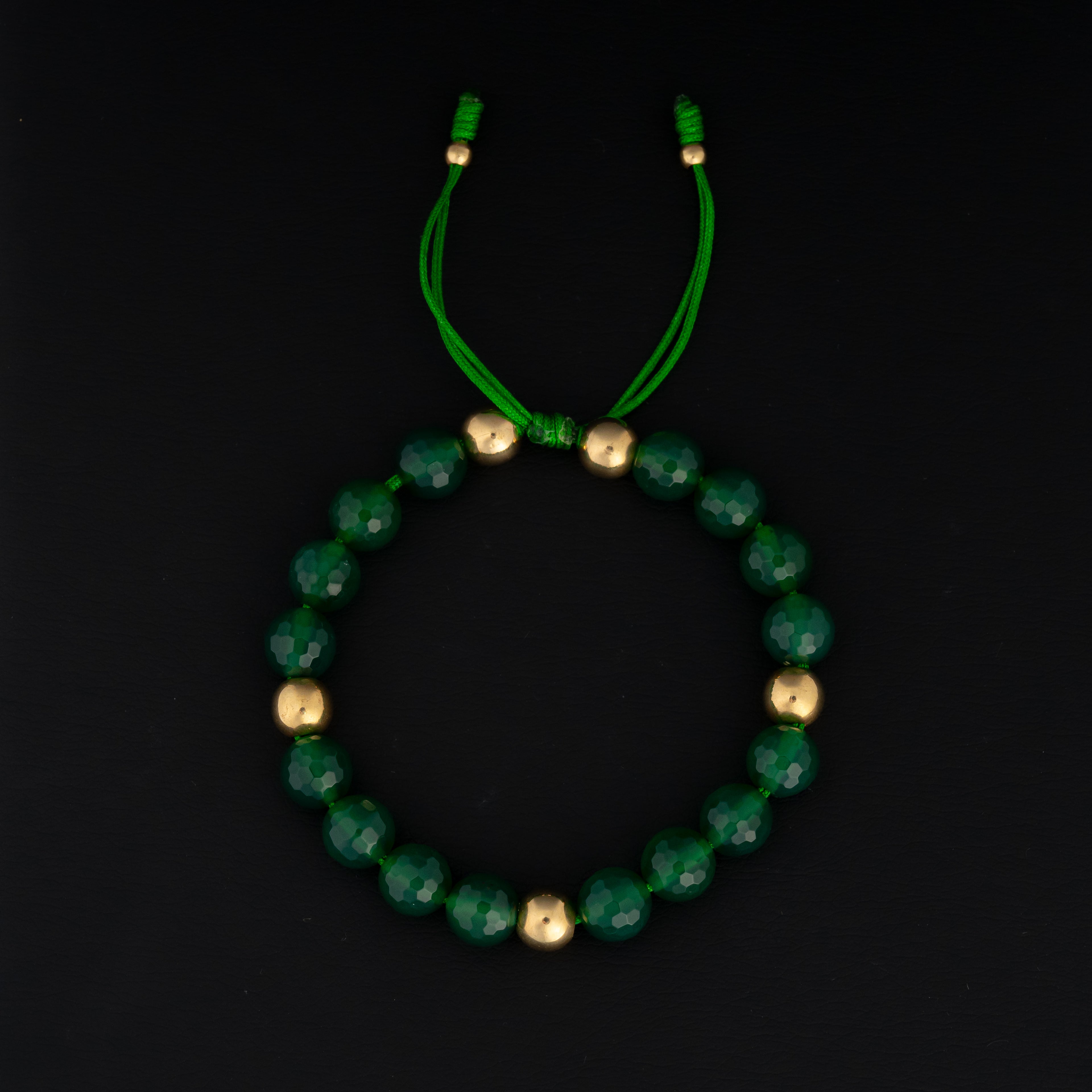 Pulsera Green Oro & Murano