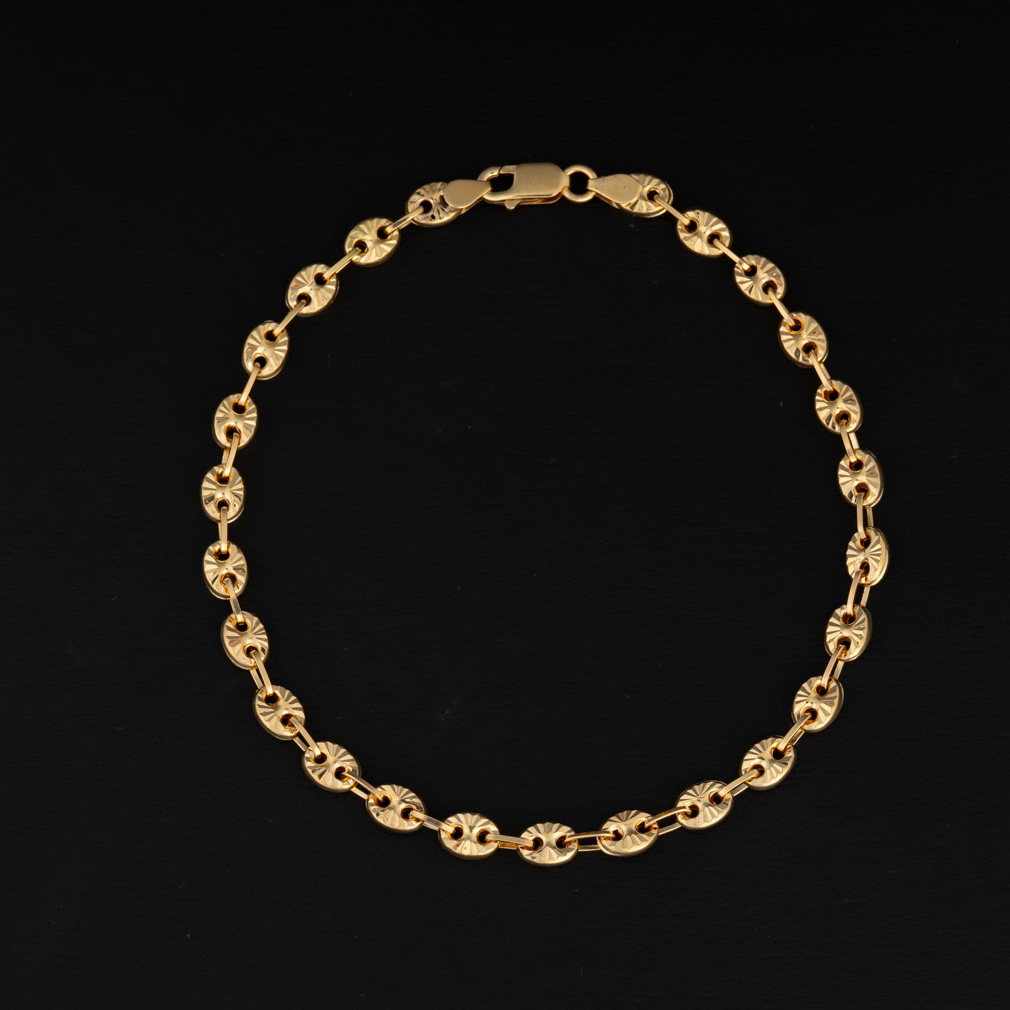 Pulsera Eslabon Diamantado 21cm