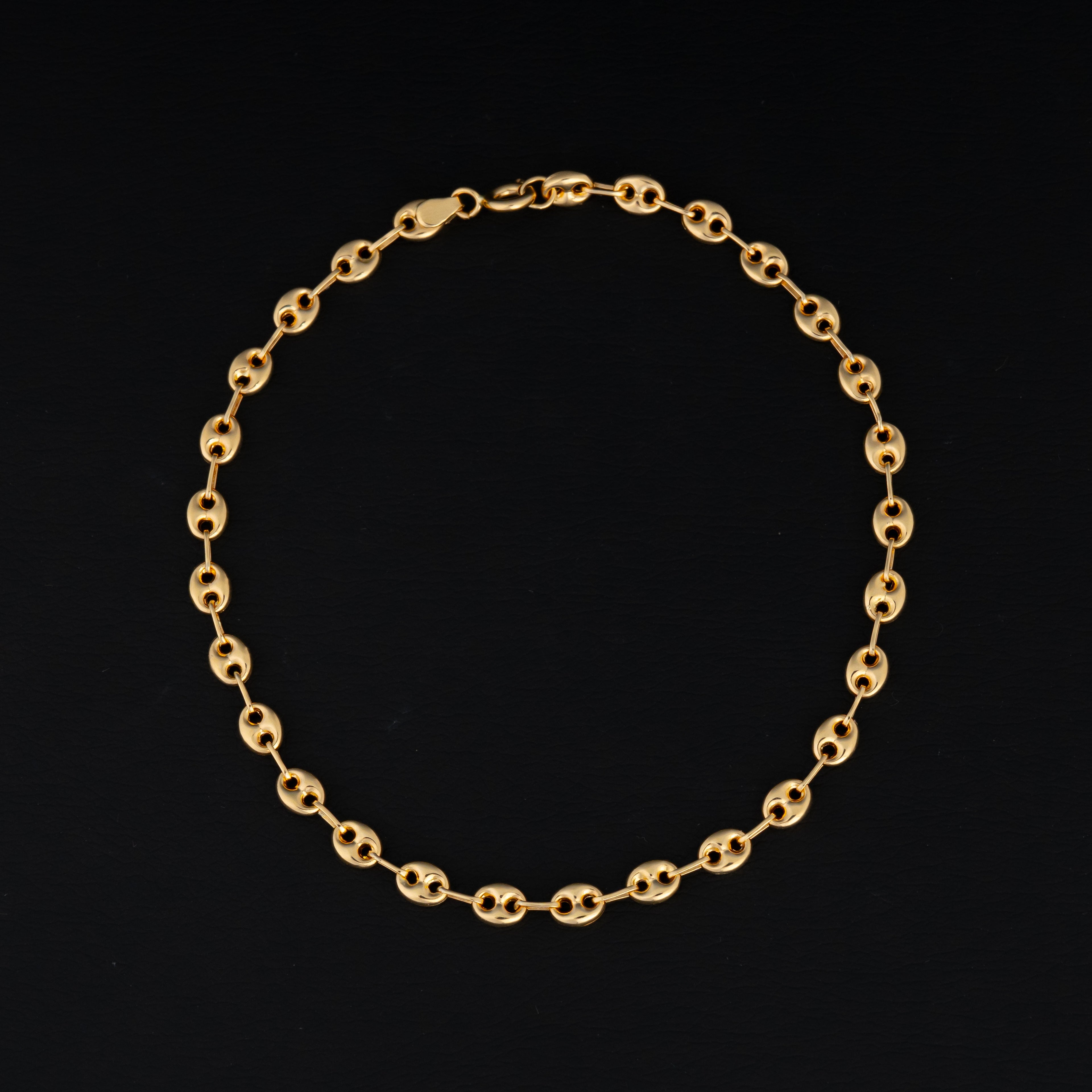 Pulsera Tejido Eslabon 19cm
