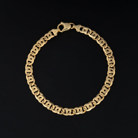 Pulsera Tejido Ojo De Tigre 20cm