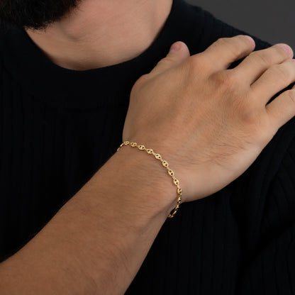 Pulsera Tejido Eslabon 20cm