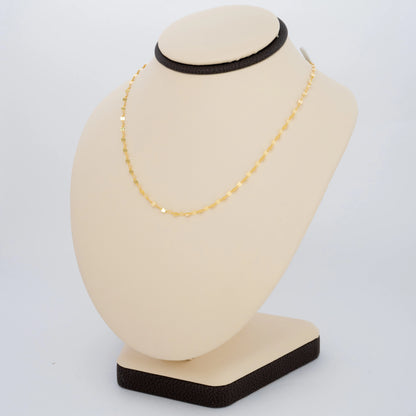 Cadena T.Hojuelas De Oro 45cm
