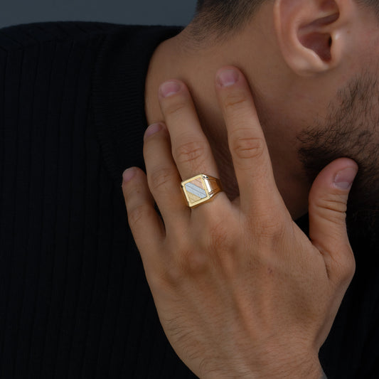 Anillo Bandera Talla 10 3/4