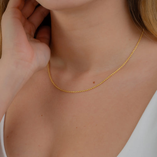 Cadena Tejido Lazo 45cm