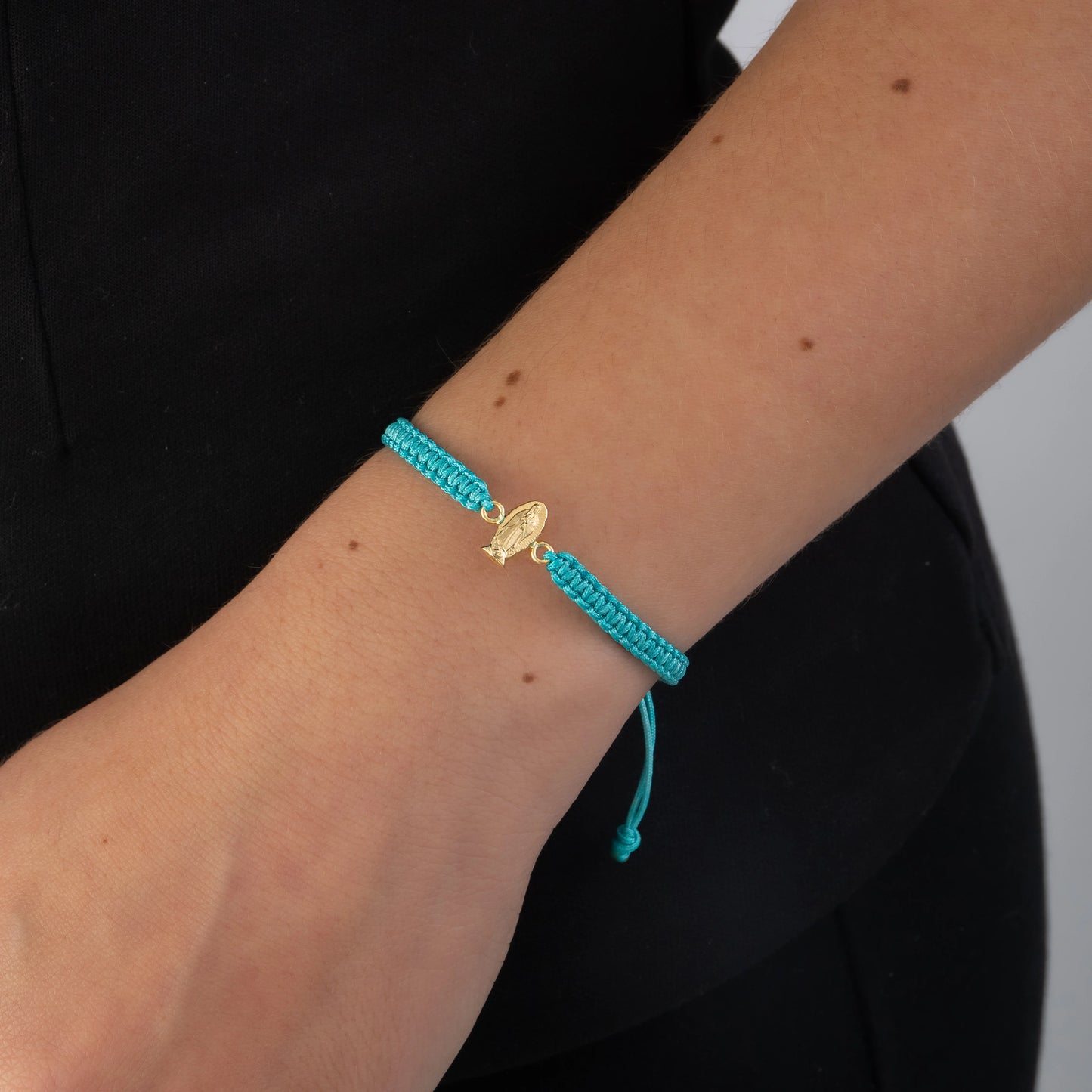 Pulsera Tejida Virgen Guadalupe