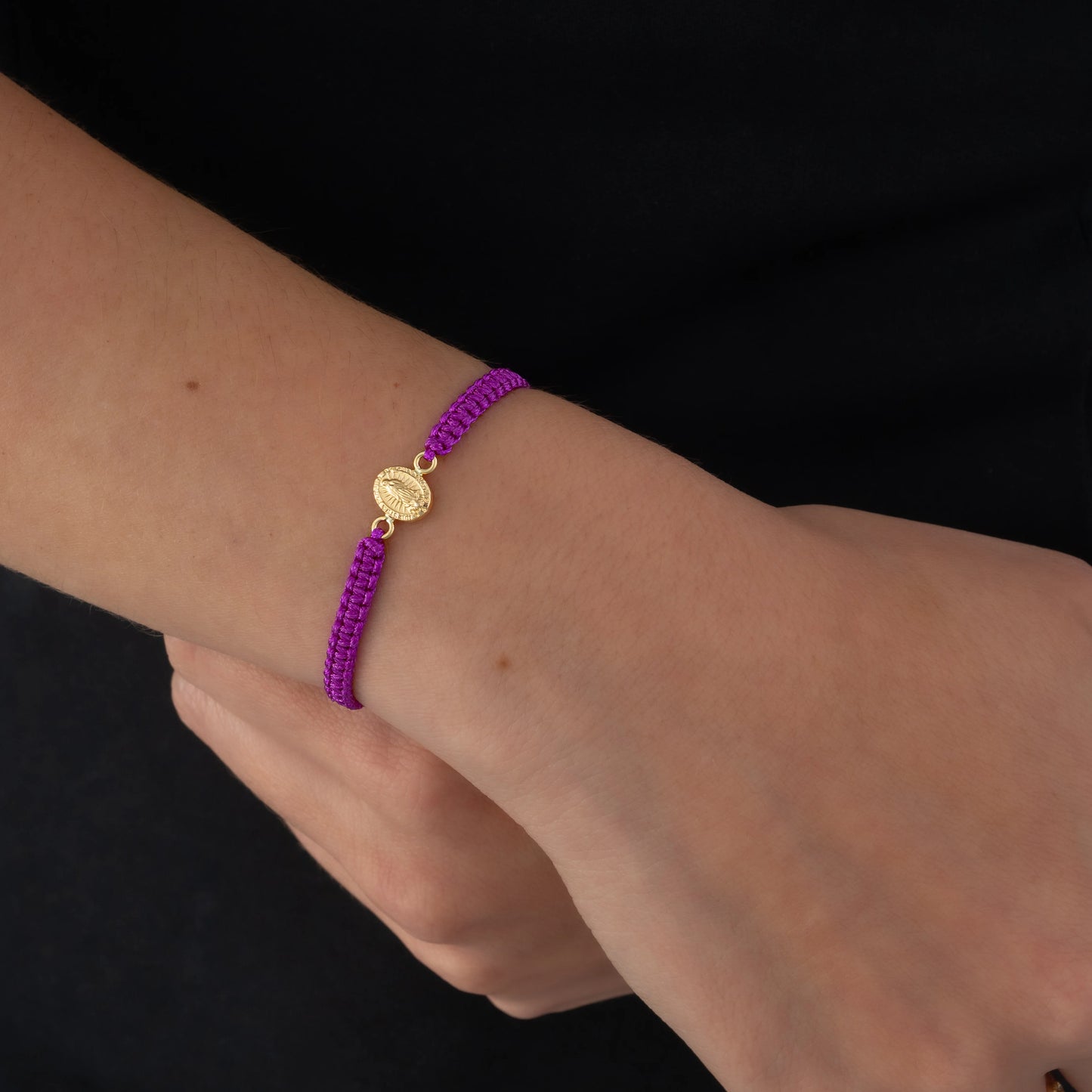 Pulsera Tejida Virgen Guadalupe