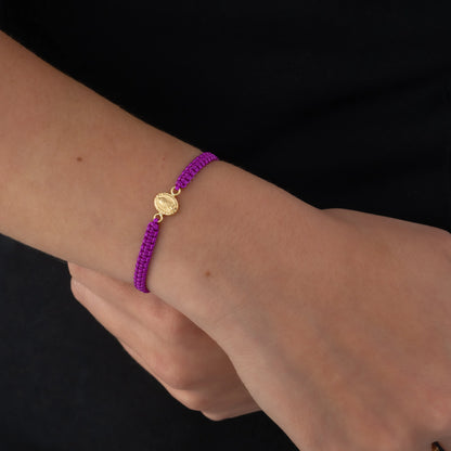 Pulsera Tejida Virgen Guadalupe