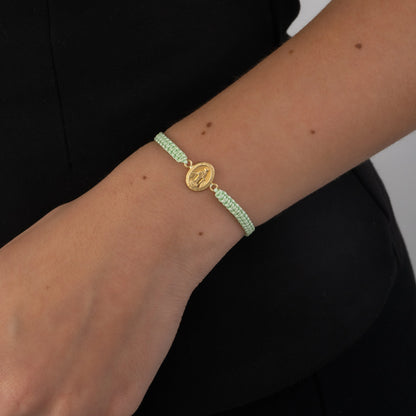 Pulsera Tejida Virgen Milagros