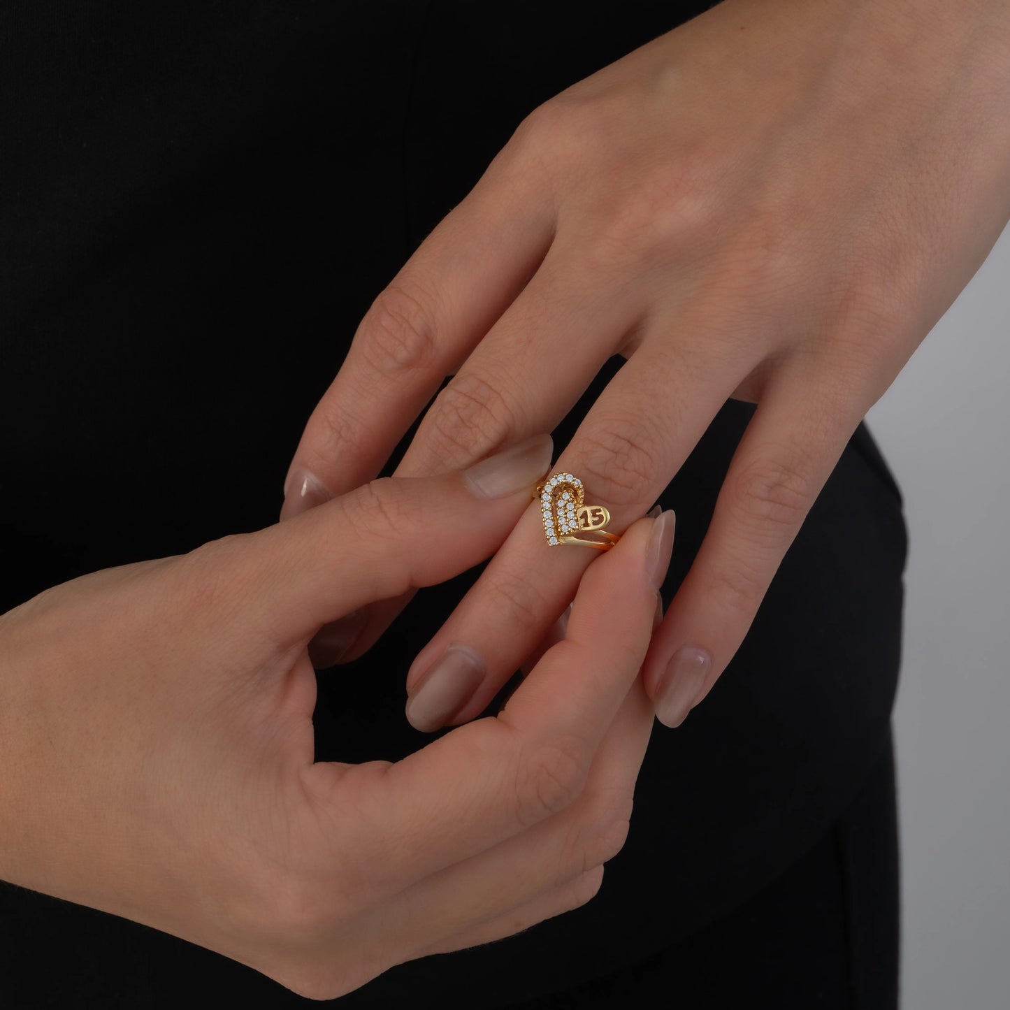 Anillo Quinceañera Casting Talla 5