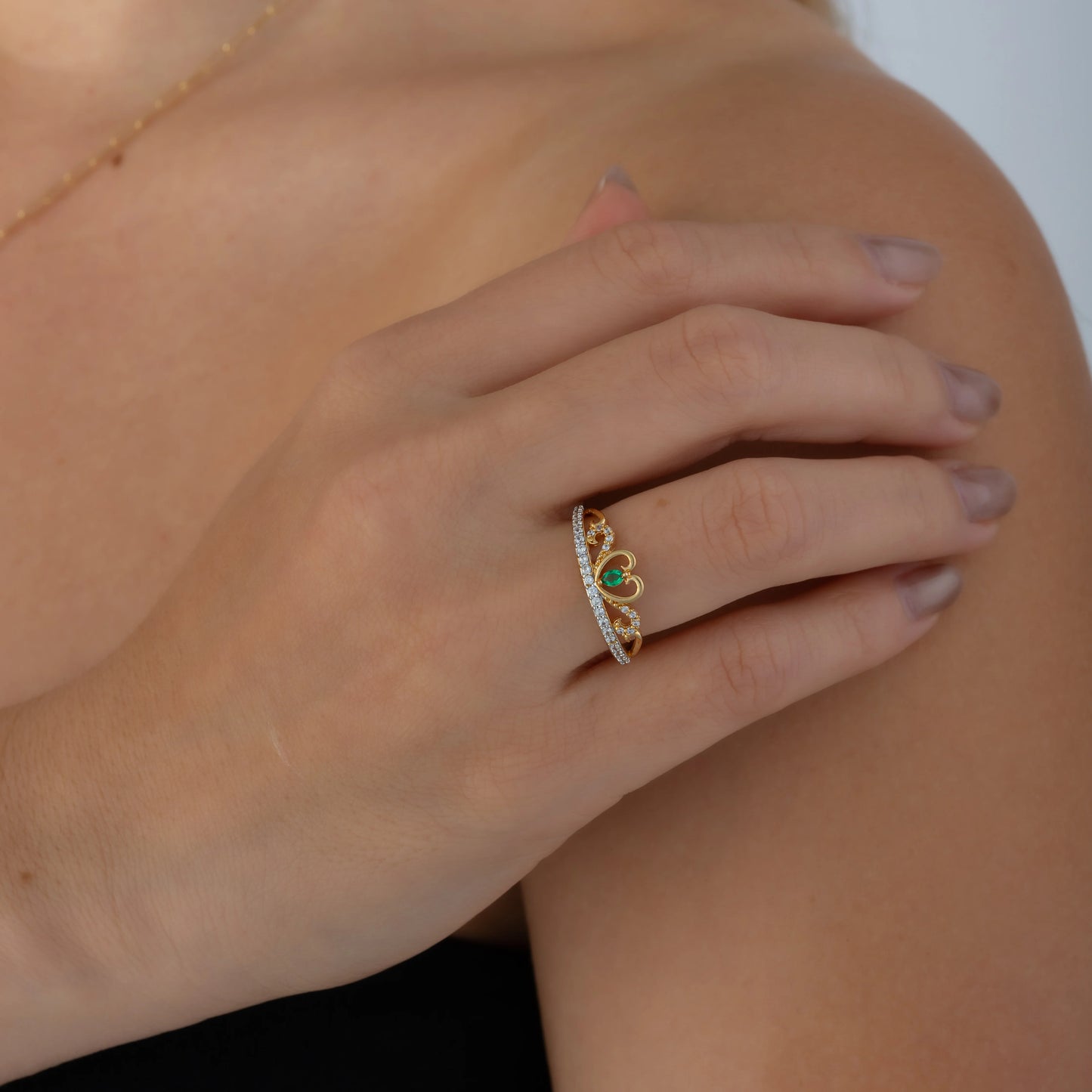 Anillo Corazon Talla 8