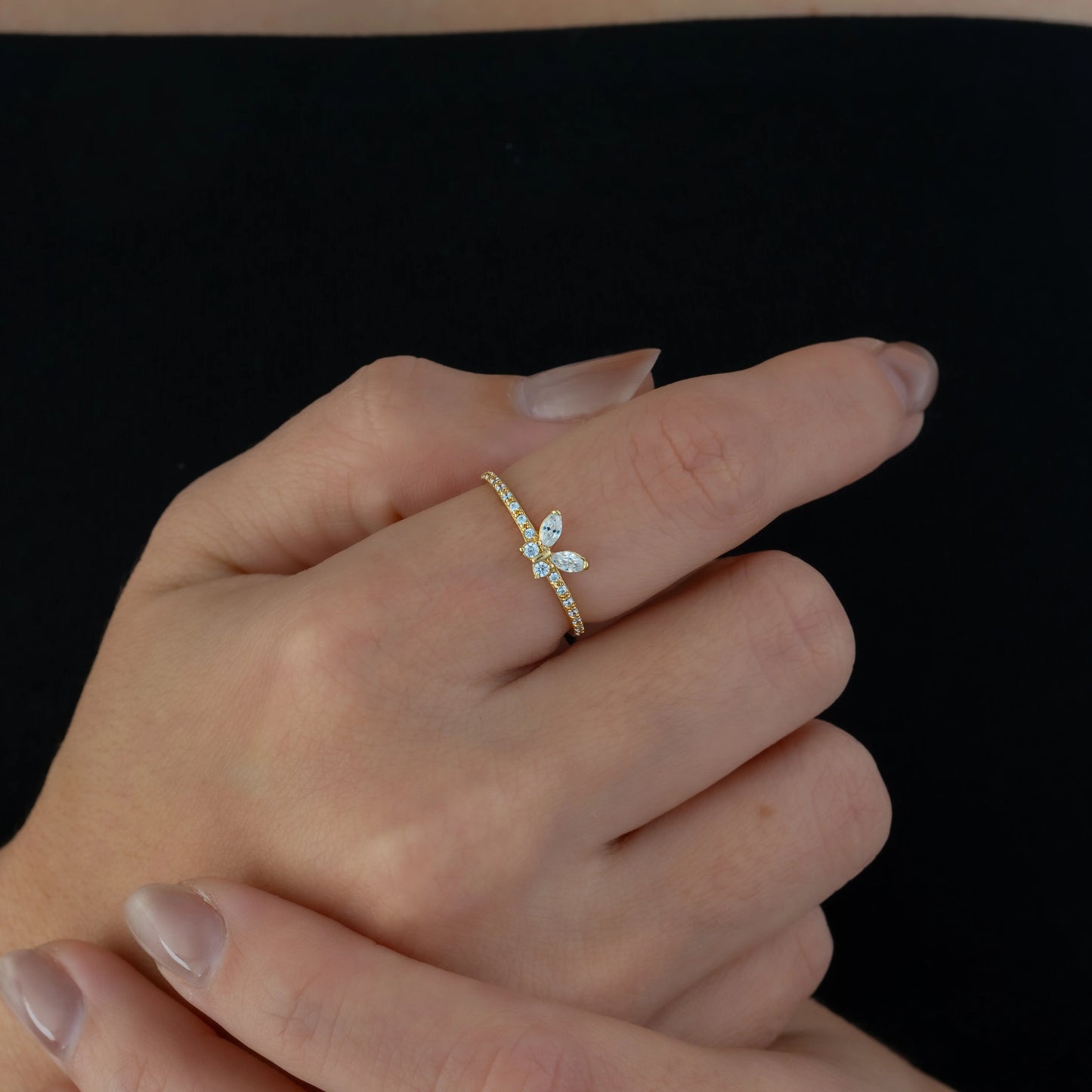 Anillo Mariposa Casting Talla 6 1/4