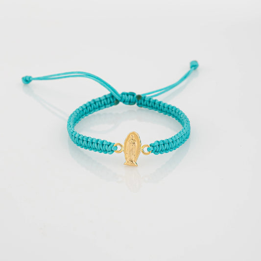Pulsera Tejida Virgen Guadalupe