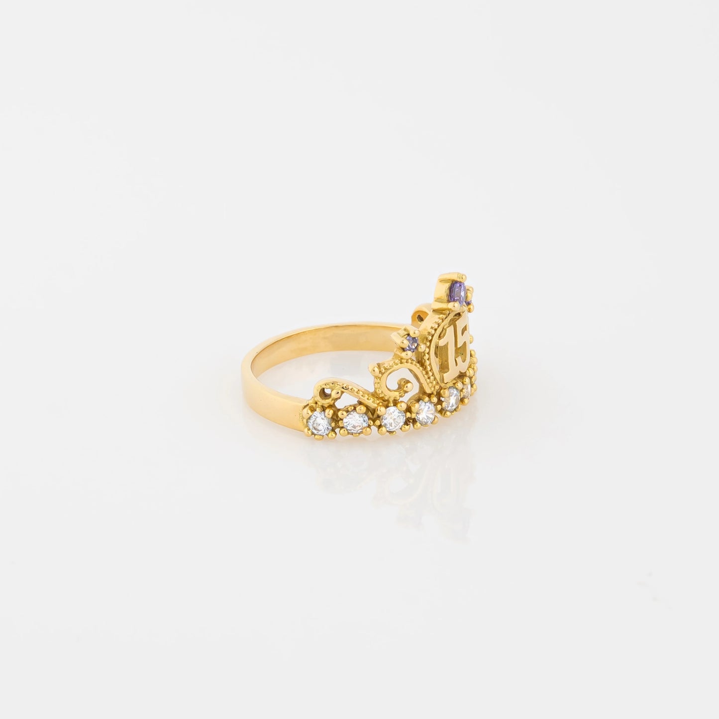Anillo Quince Corona Talla 5 1/4