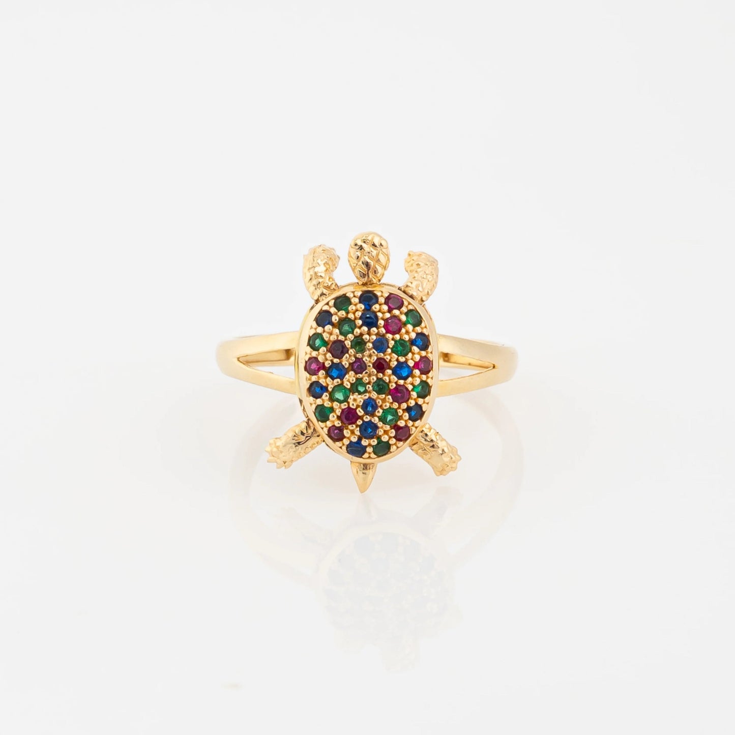 Anillo Tortuga Talla 7 3/4