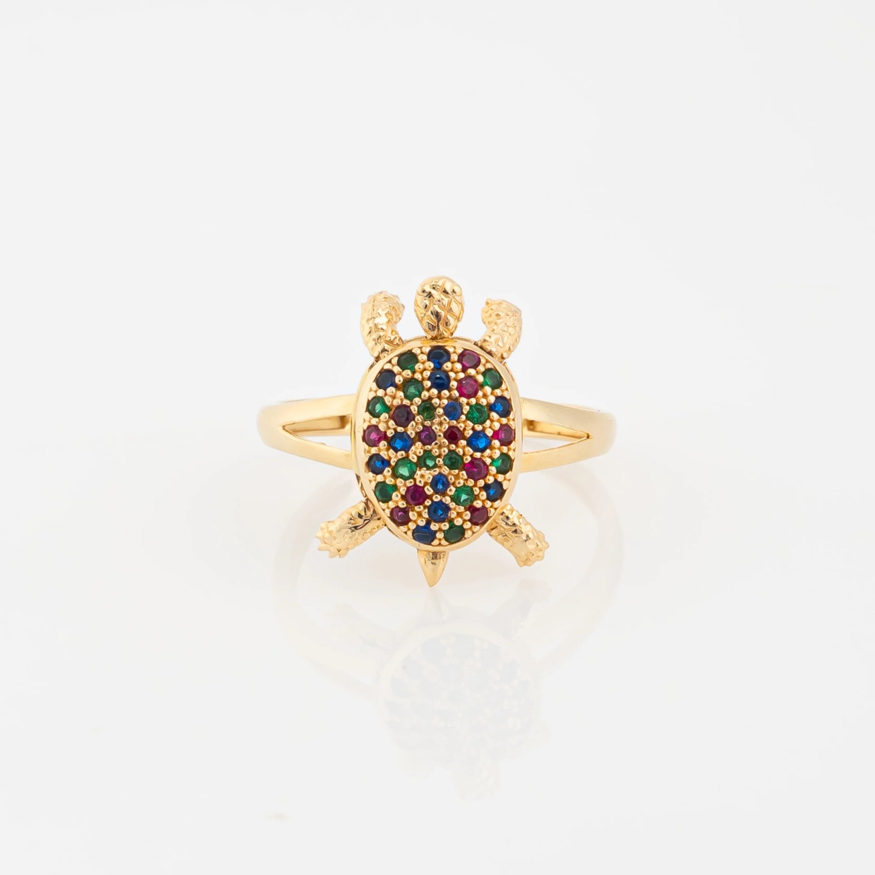 Anillo Tortuga Talla 7 3/4